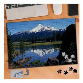 284 Karlı Dağ Manzarası Doğa 240 Parça Puzzle Yapboz Tablo