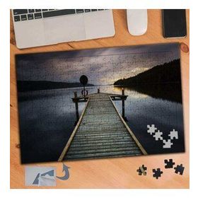285 Tahta Uzun İskele Doğa Manzarası 240 Parça Puzzle Yapboz Tablo