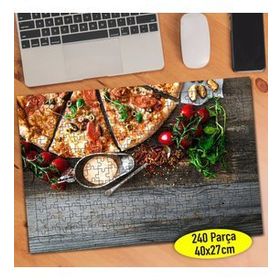 285270380 Üçgen Dilimli Lezzetli Pizza 240 Parça Puzzle Yapboz