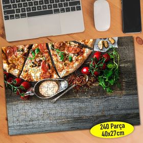 285270380 Üçgen Dilimli Lezzetli Pizza 240 Parça Puzzle Yapboz