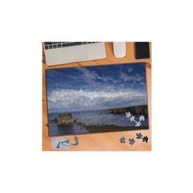 287 Mavi Gök Yüzü ve Deniz Manzarası 240 Parça Puzzle Yapboz Tablo