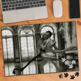 2878011 Bale Yapan Çift 240 Parça Puzzle Yapboz