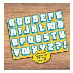 287PZ Türk Alfabesi Çocuklara Özel Puzzle Yapboz Tablo