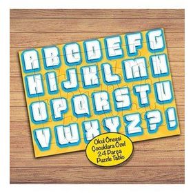287PZ Türk Alfabesi Çocuklara Özel Puzzle Yapboz Tablo