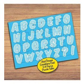 289PZ Renkli Türk Alfabesi Çocuklara Özel Puzzle Yapboz Tablo