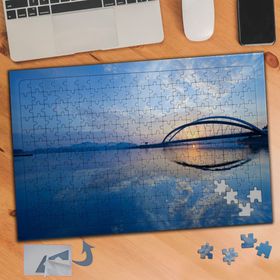 290 Deniz Üstünde Köprü Manzarası 240 Parça Puzzle Yapboz Tablo