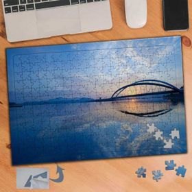 290 Deniz Üstünde Köprü Manzarası 240 Parça Puzzle Yapboz Tablo