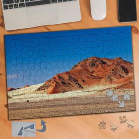 291 Kızıl Taş Kayalıklar Tabiat Manzarası 240 Parça Puzzle Yapboz Tablo