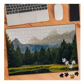 29105 Issız Göl Yeşil Alan 240 Parça Puzzle Yapboz
