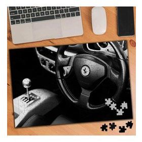 2918130 Siyah Beyaz Ferrari 240 Parça Puzzle Yapboz