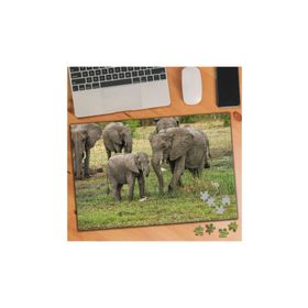 2923917 Fil Sürüsü 240 Parça Puzzle Yapboz