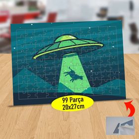 2953 Yıldızlı Gecede Kaçırılan İnek 99 Parça Puzzle Yapboz Tablo