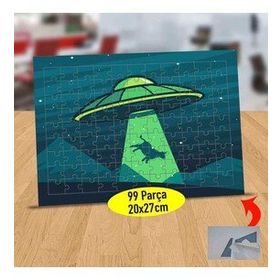 2953 Yıldızlı Gecede Kaçırılan İnek 99 Parça Puzzle Yapboz Tablo