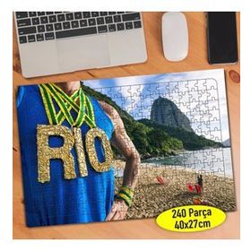 297 Rio de Janeiro Deniz Doğa Manzarası 240 Parça Puzzle Yapboz