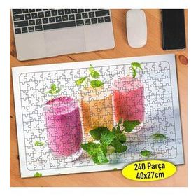 29840 Smoothie Meyveli Soğuk İçecekler 240 Parça Puzzle Yapboz