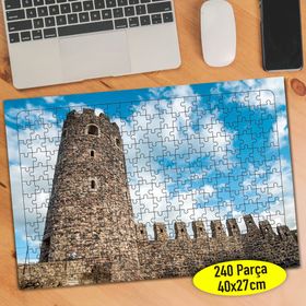 299792 Gürcistan Rabati Kalesi Manzarası 240 Parça Puzzle Yapboz