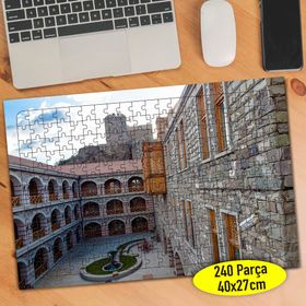 299793 Gürcistan Rabati Kalesi Manzarası 240 Parça Puzzle Yapboz