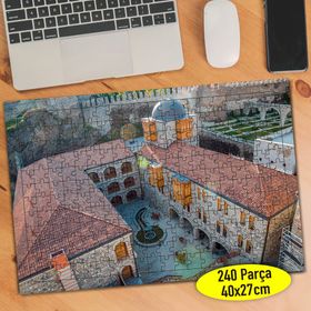 299798 Gürcistan Rabati Kalesi Manzarası 240 Parça Puzzle Yapboz