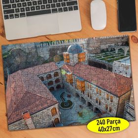 299798 Gürcistan Rabati Kalesi Manzarası 240 Parça Puzzle Yapboz