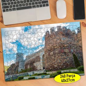 299819 Gürcistan Rabati Kalesi Manzarası 240 Parça Puzzle Yapboz