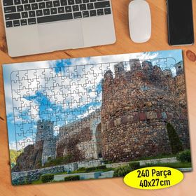 299819 Gürcistan Rabati Kalesi Manzarası 240 Parça Puzzle Yapboz