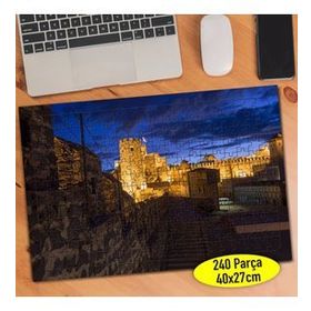 299846 Gürcistan Rabati Kalesi Manzarası 240 Parça Puzzle Yapboz