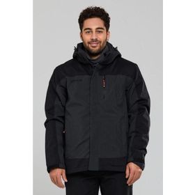 2AS 2ASM010422GRİ0620 Grey Elbruz 3 İn1 Erkek Ceket