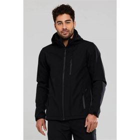 2AS 2ASSAG01001 Sagwon Softshell Siyah Erkek Mont