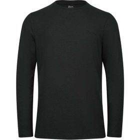2AS 2ASVERMFBSS24-0924 Vernon Siyah Uzun Kol Viloft Erkek T-shirt