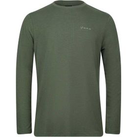 2AS 2ASVERMFBSS24-21417 Vernon Haki Uzun Kol Viloft Erkek T-shirt