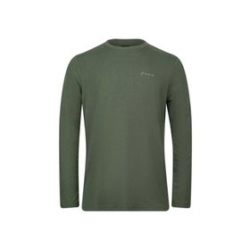 2AS 2ASVERMFBSS24-21417 Vernon Haki Uzun Kol Viloft Erkek T-shirt