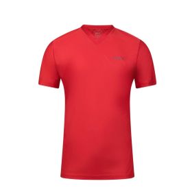 2AS Elba Kırmızı V Yaka Erkek T-shirt