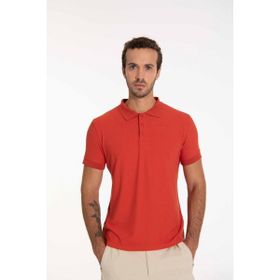 2AS Kırmızı Polo Yaka Teal Erkek T-shirt