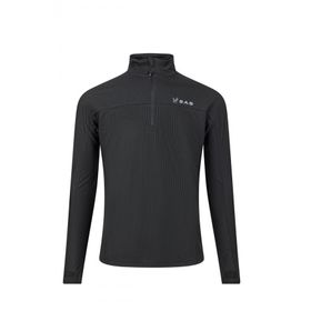 2AS Kolima Yarım Fermuarlı Siyah Sweatshirt