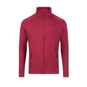 2AS Menza Bordo Tam Fermuarlı Erkek Sweatshirt