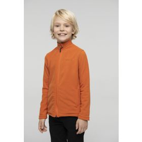 2AS Pade Tam Fermuarlı Turuncu Çocuk Polar Sweatshirt