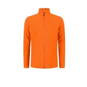 2AS Pade Tam Fermuarlı Turuncu Çocuk Polar Sweatshirt