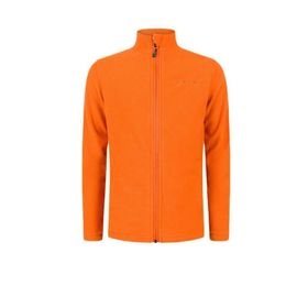 2AS Pade Tam Fermuarlı Turuncu Çocuk Polar Sweatshirt