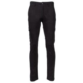 2AS Patiga Cargo Gabardin Siyah Erkek Pantolon
