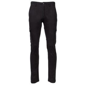 2AS Patiga Cargo Gabardin Siyah Erkek Pantolon
