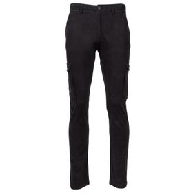 2AS Patiga Cargo Gabardin Siyah Erkek Pantolon
