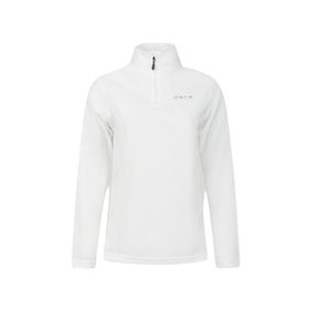 2AS Pinna Yarım Fermuarlı Beyaz Polar Kadın Sweatshirt