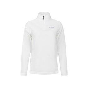 2AS Pinna Yarım Fermuarlı Beyaz Polar Kadın Sweatshirt