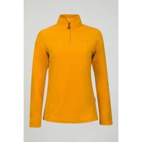 2AS Pinna Yarım Fermuarlı Koyu Sarı Polar Kadın Sweatshirt