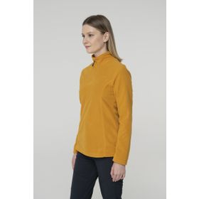 2AS Pinna Yarım Fermuarlı Koyu Sarı Polar Kadın Sweatshirt