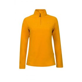 2AS Pinna Yarım Fermuarlı Koyu Sarı Polar Kadın Sweatshirt