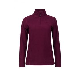 2AS Pinna Yarım Fermuarlı Mor Polar Kadın Sweatshirt