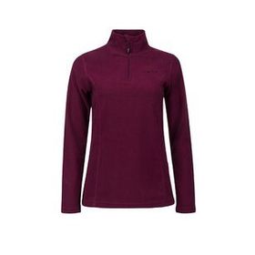 2AS Pinna Yarım Fermuarlı Mor Polar Kadın Sweatshirt