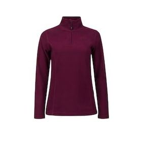 2AS Pinna Yarım Fermuarlı Mor Polar Kadın Sweatshirt