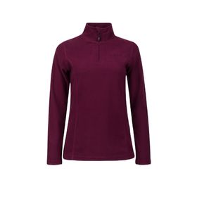 2AS Pinna Yarım Fermuarlı Mor Polar Kadın Sweatshirt
